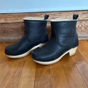 No. 6 Shearling Clog Boots 38